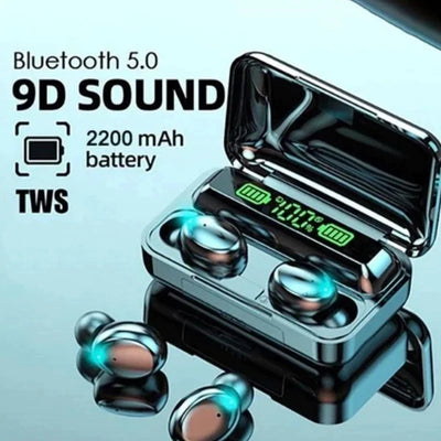TWS Wireless Bluetooth Headphones LED Display 9D Stereo In-Ear Sports Waterproof game Bluetooth 5.3 Headset 1200mAH Charging Box