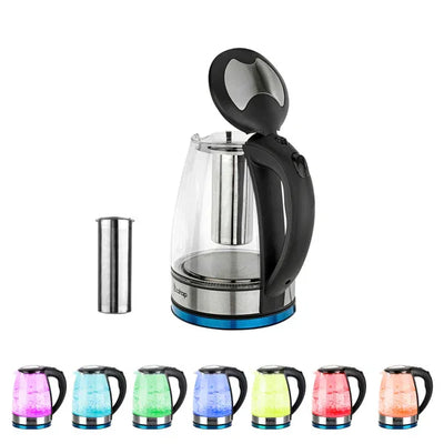 American Standard Electric Kettle 120V, 1200W With Filter Screen And Inner Steel Cover